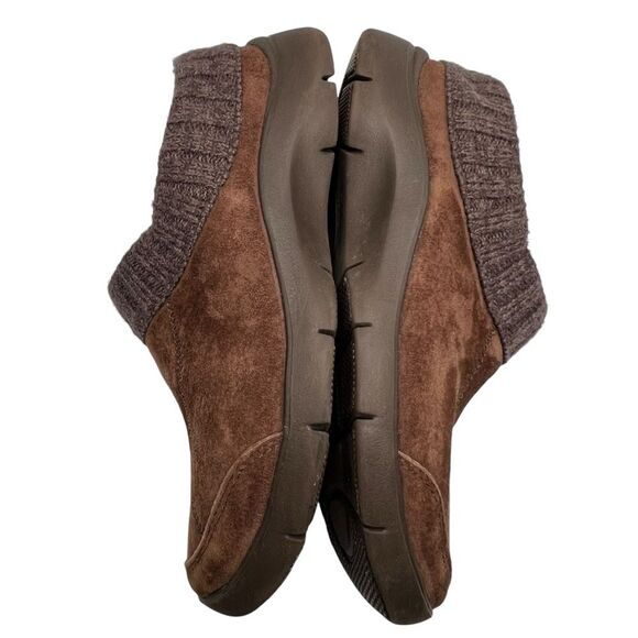 Dansko Eartha Suede Leather Slip‎ On Clog Comfort Shoes Size 37 Brown 6.5-7 - Picture 5 of 11